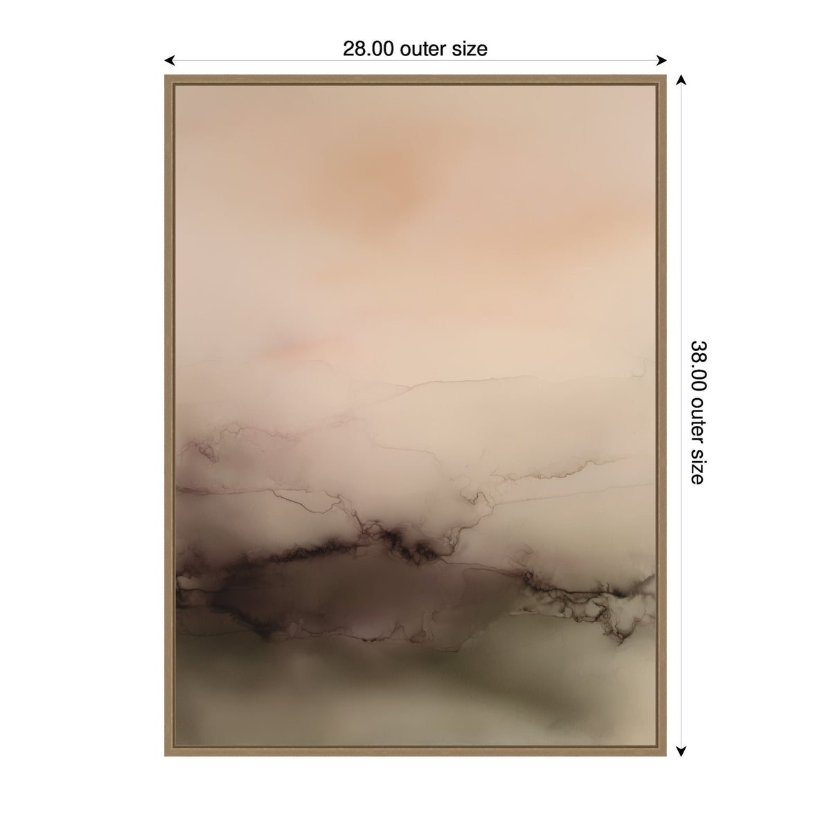 Dawn No. 1 by Amy Lighthall Framed Canvas Wall Art Print