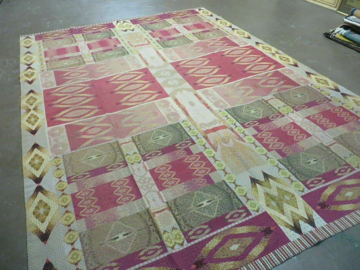 7' X 10' Michaelian & Kohlberg Handmade Aubusson Design Needlepoint Rug Rare - Jewel Rugs, view 3