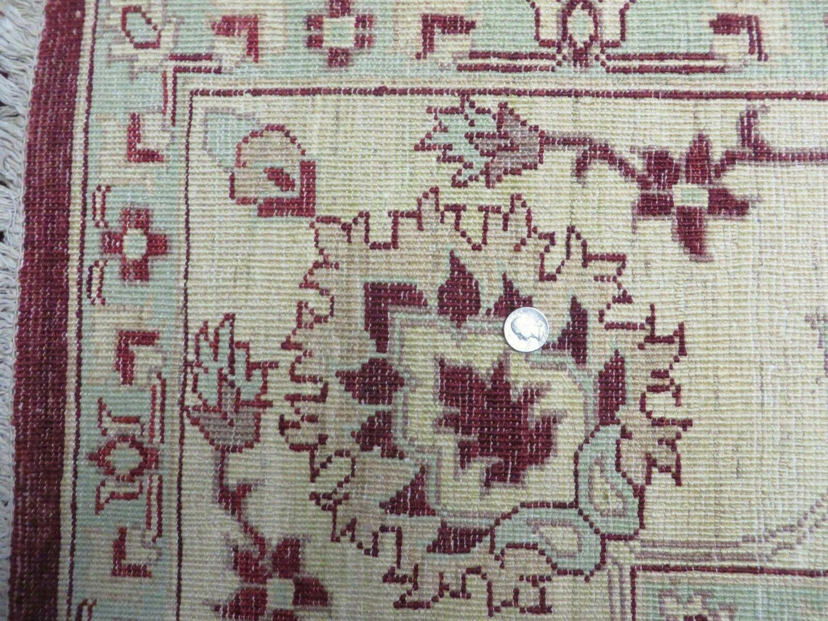 8' X 10' Vintage Fine Handmade Peshawar Agra Chobi Rug - Jewel Rugs, view 11