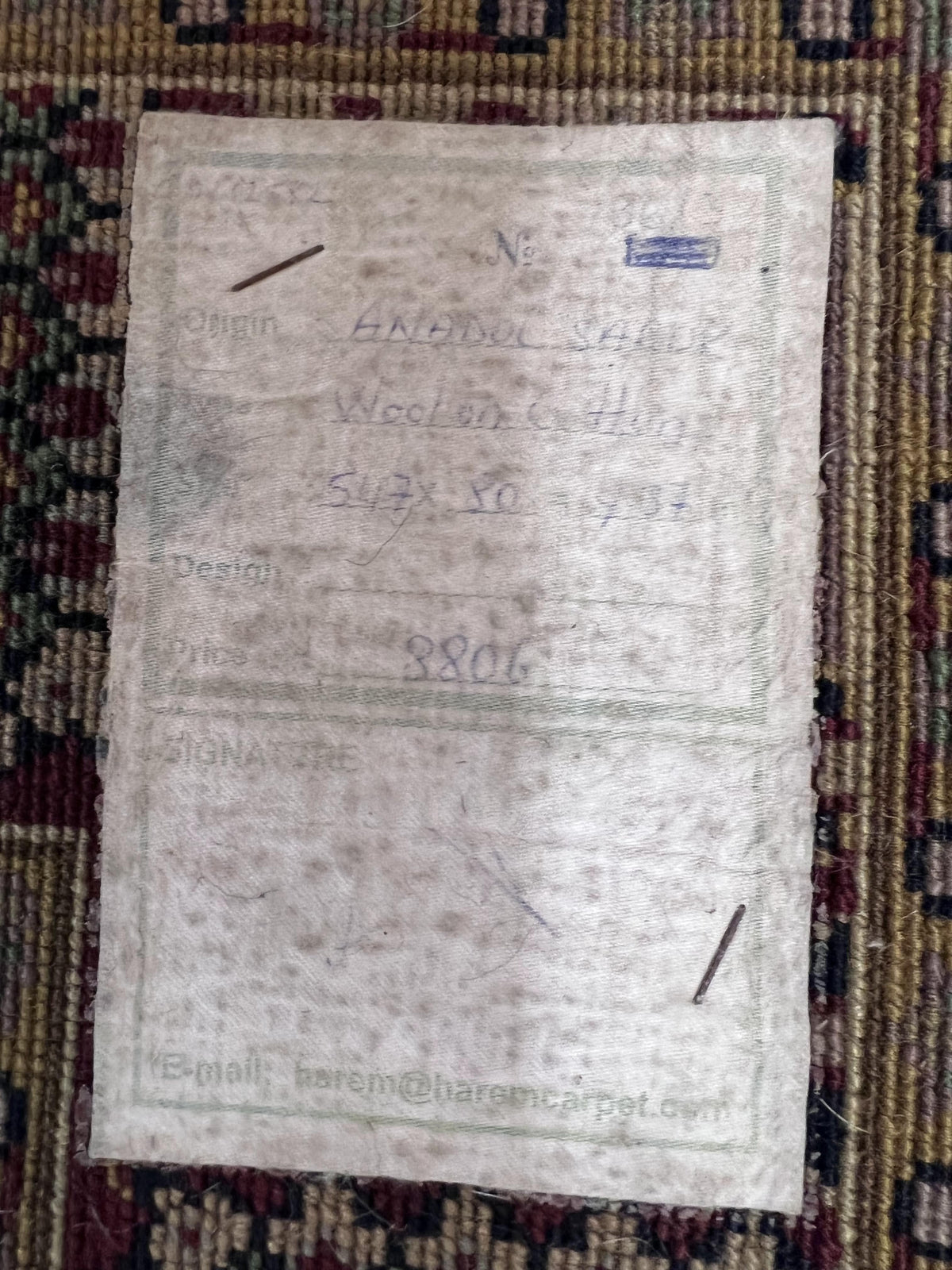 Indo Persian Runner 2.8 x 18, Long Skinny Hallway Wool Runner Rug, Hand Knotted Vintage Floral Allover Traditional Runner Dark Blue Burgundy - Jewel Rugs, view 12