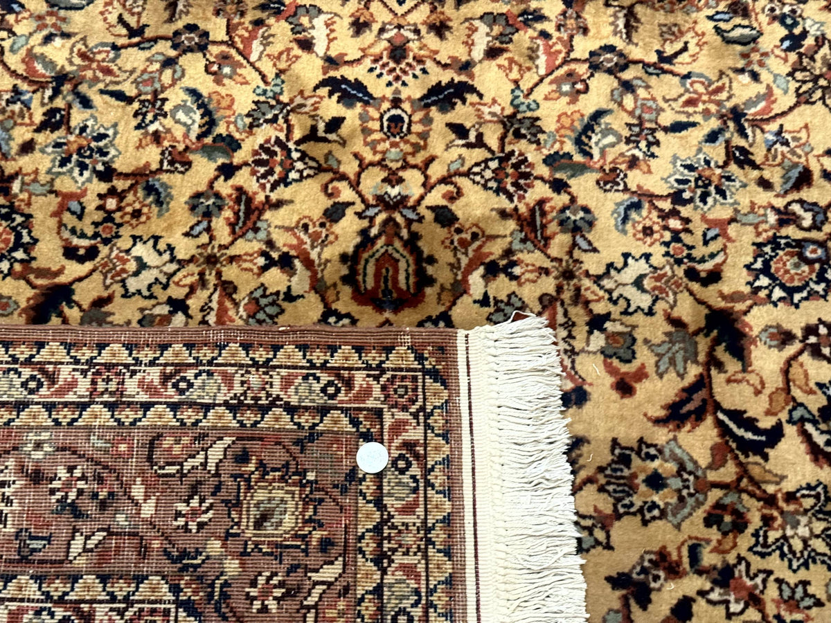 Indo Persian Rug 5x8, Light Tan/Camel, Allover Design - Jewel Rugs, view 13