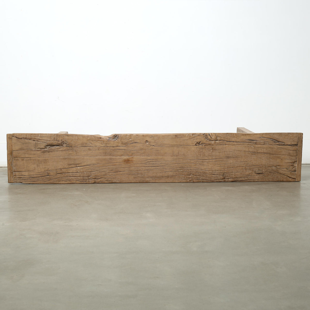 Approx. 85" Long Furit wood Vintage Console Table Weathered Natural