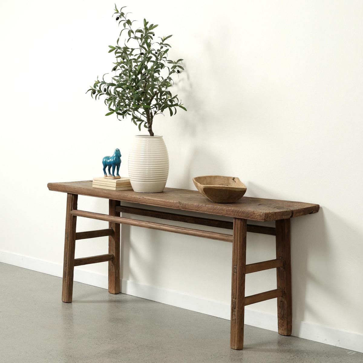 Approx. 78.7" Long 18.5"Deep Console Weathered Natural