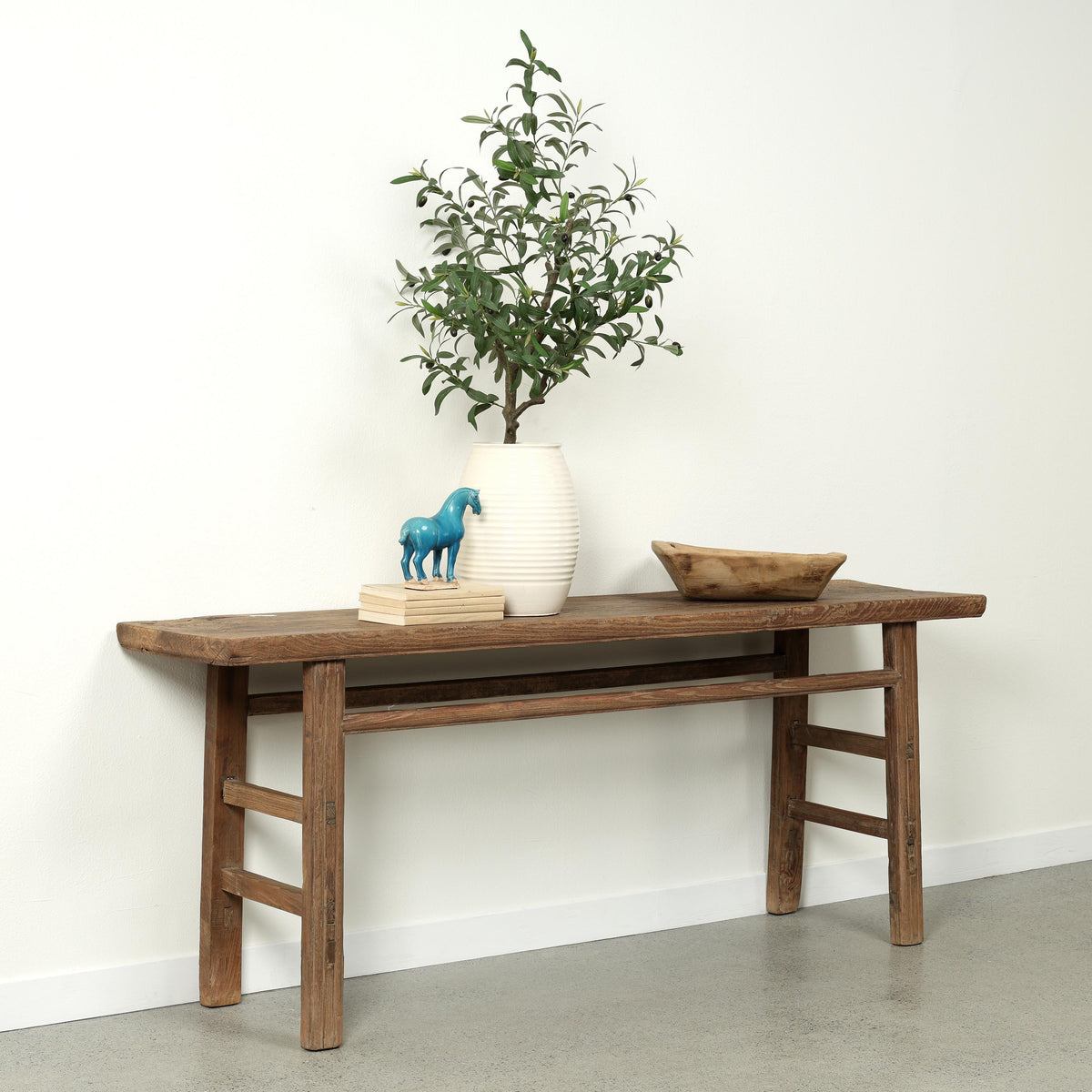 Approx. 78.7" Long 18.5"Deep Console Weathered Natural