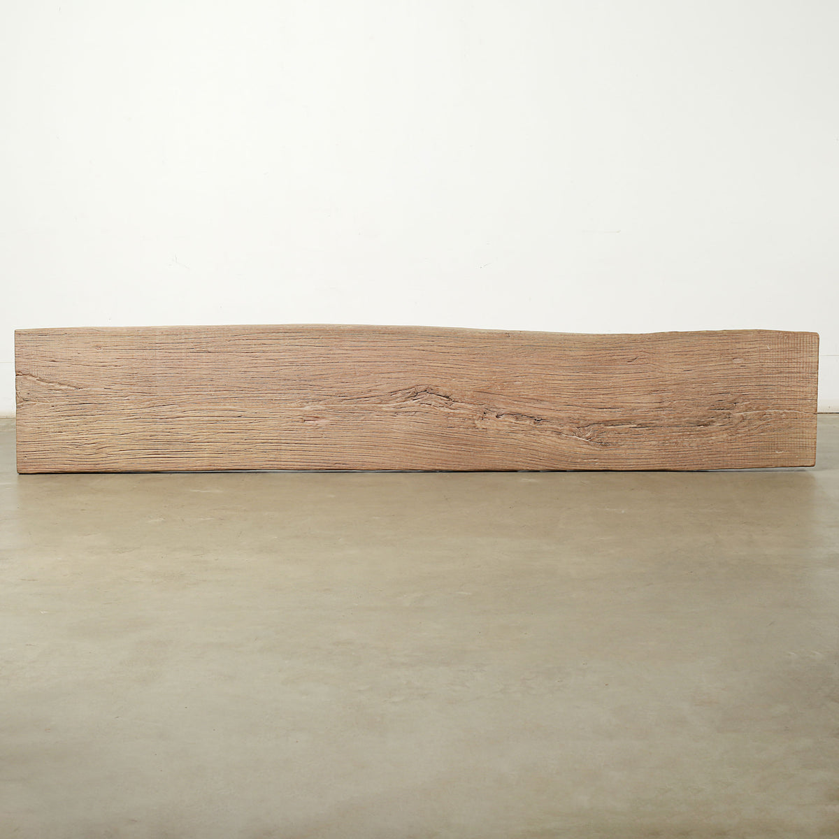 Approx. 105 Inches Long Reclaimed Wood Console with Forged Iron Legs