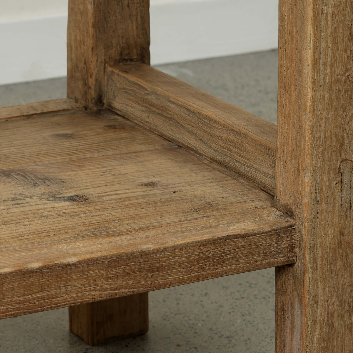Approx. 58.7" Long 17.3"Deep Console with Shelf, Weathered Natural