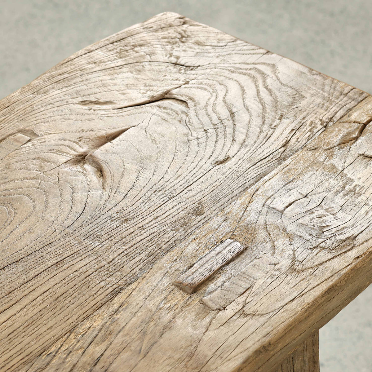 Approx. 59.8" Long 13.8"Deep Console with Shelf, Weathered Natural