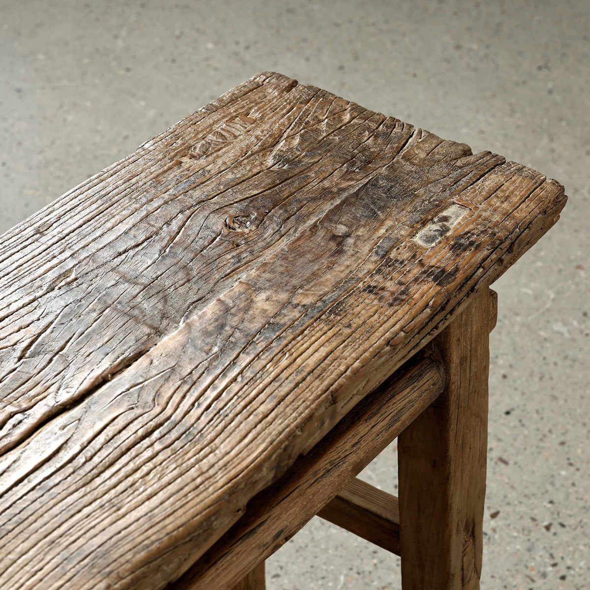 Approx. 37" Long 12"Deep Console with Shelf, Weathered Natural