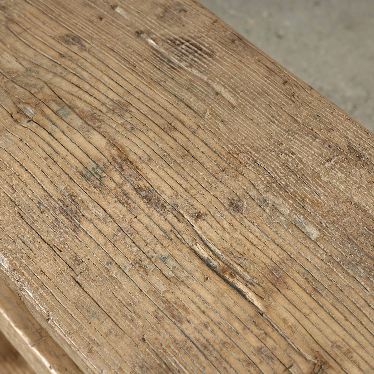 Approx. 45" Long 12"Deep Console with Shelf, Weathered Natural