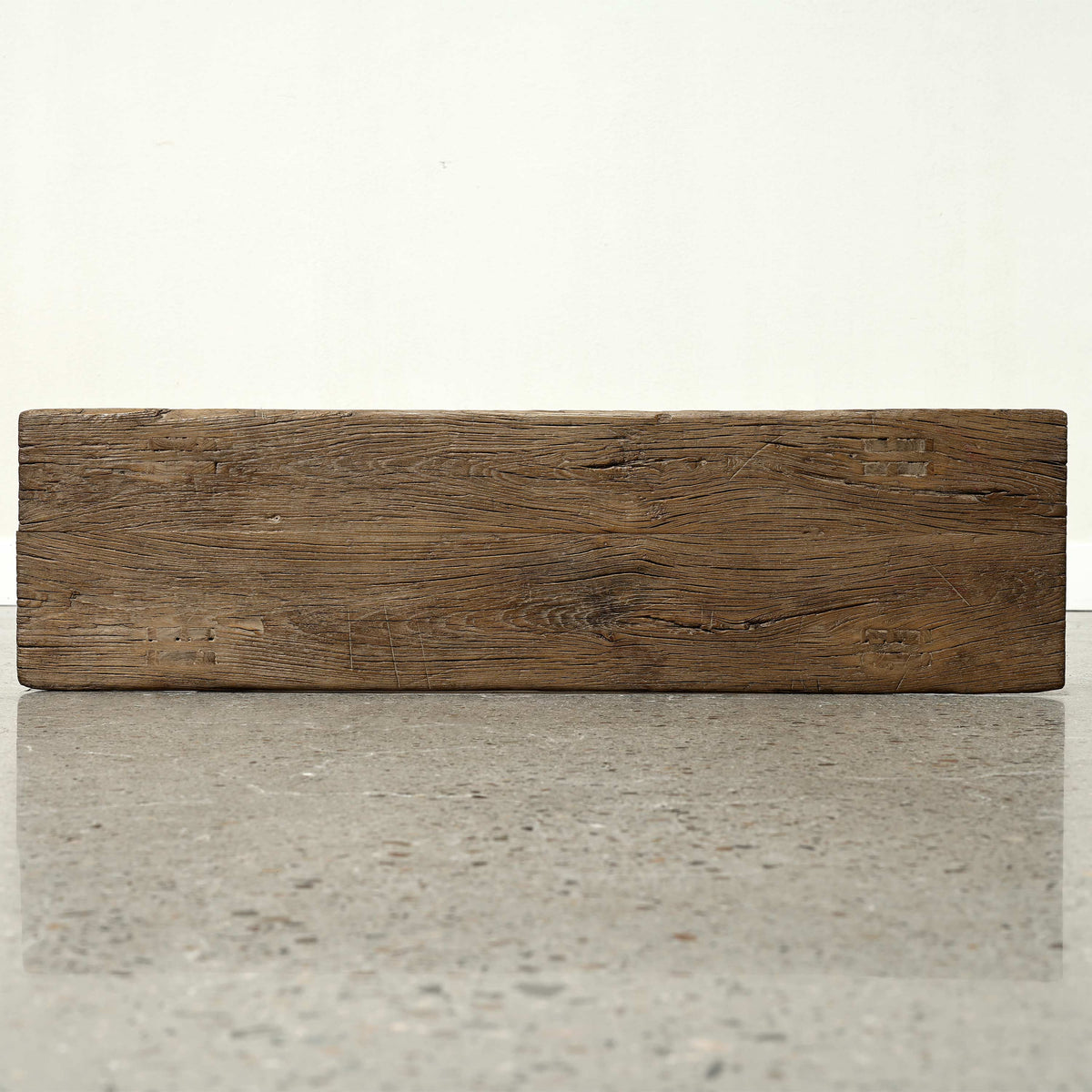Approx. 44" Long 12"Deep Console with Shelf, Weathered Natural