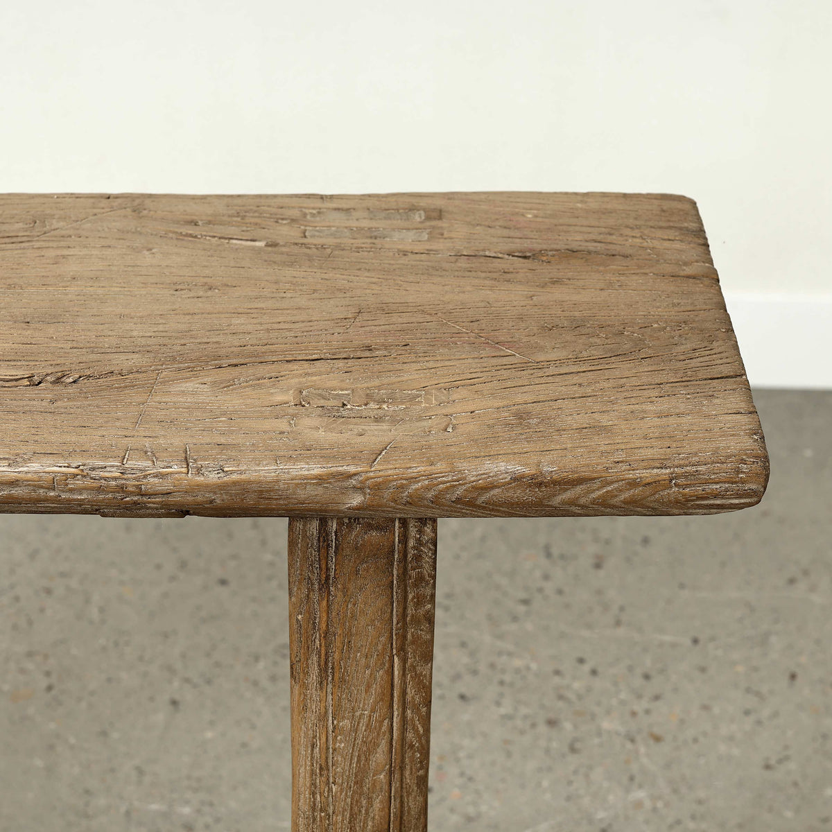 Approx. 44" Long 12"Deep Console with Shelf, Weathered Natural