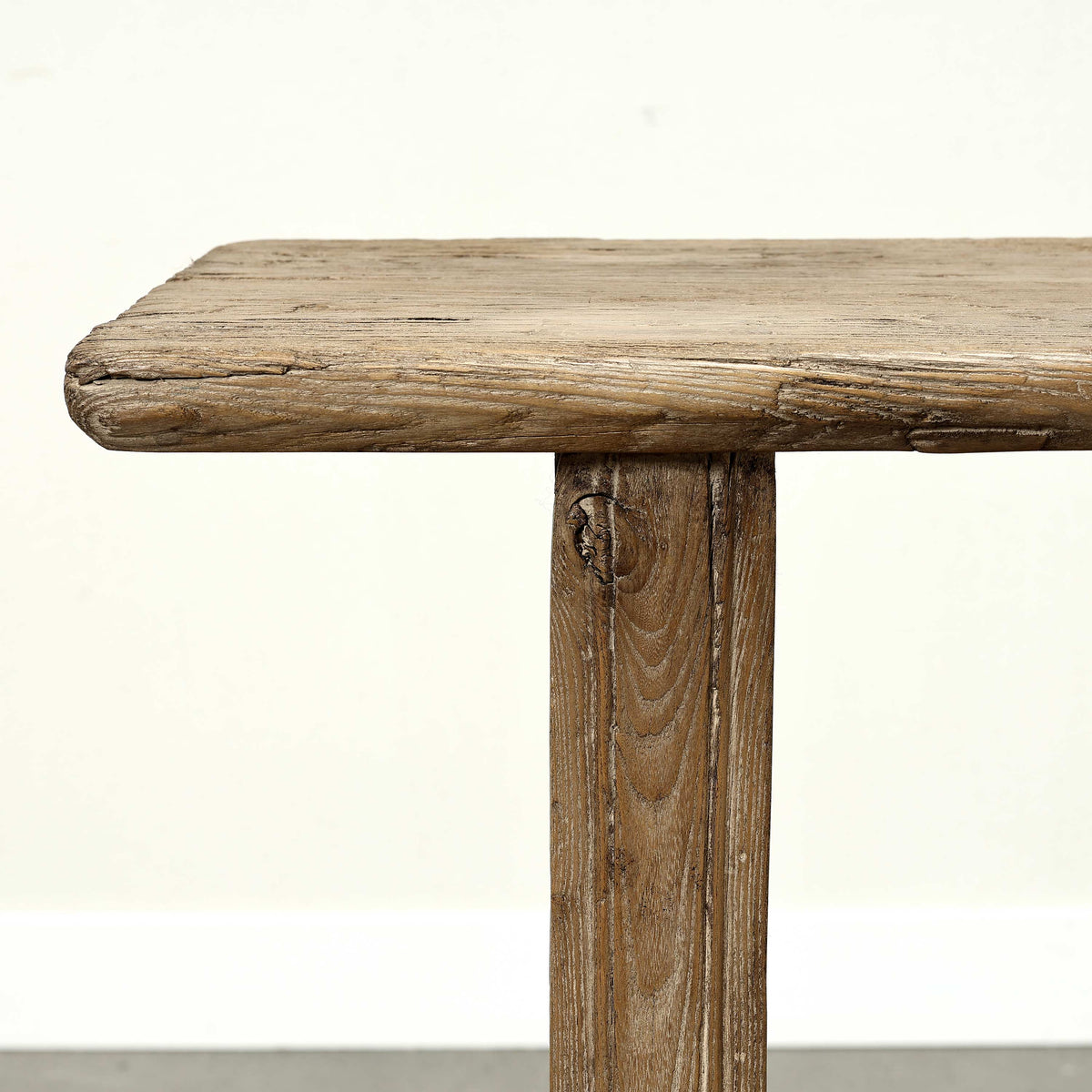 Approx. 44" Long 12"Deep Console with Shelf, Weathered Natural