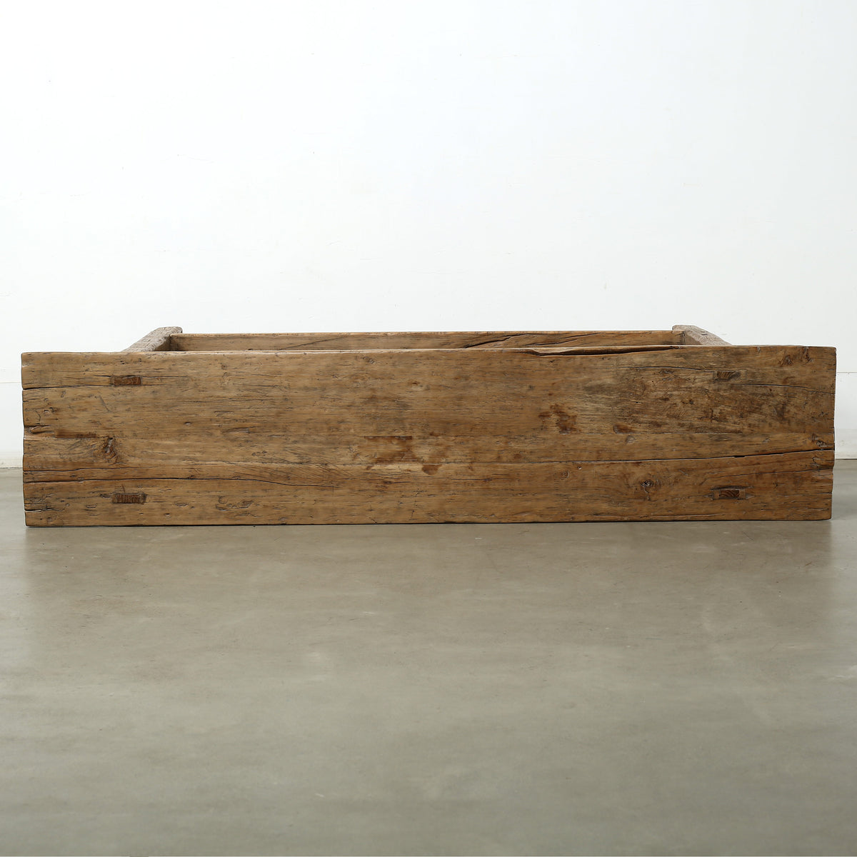 Approx. 67.7 Inches Long 14.6 Inches Deep Vintage Console with Shelf Cottonwood