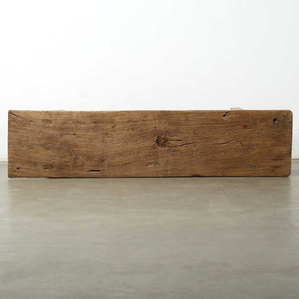 Approx. 72 Inches Long Vintage Console with Shelf Neutral Wood Tone 72x16.9x31.9H