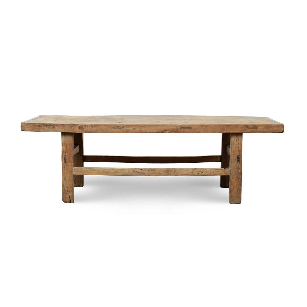 Vintage Coffee Table 50x19.3x15.4H Elmwood Weathered Natural