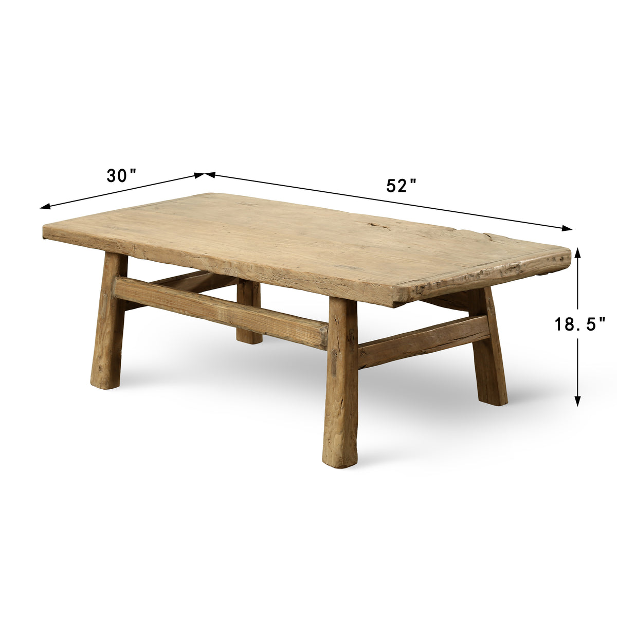 Approx. 52 Inches Wide 30 Inches Deep Vintage Coffee Table Walnut Wood Warm Wood Tone