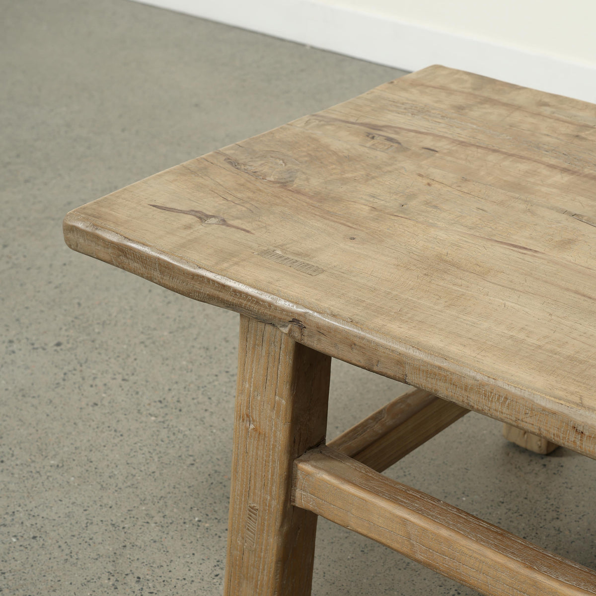 Vintage Coffee Table Approx 60" Long 24 Inches Wide Weathered Natural
