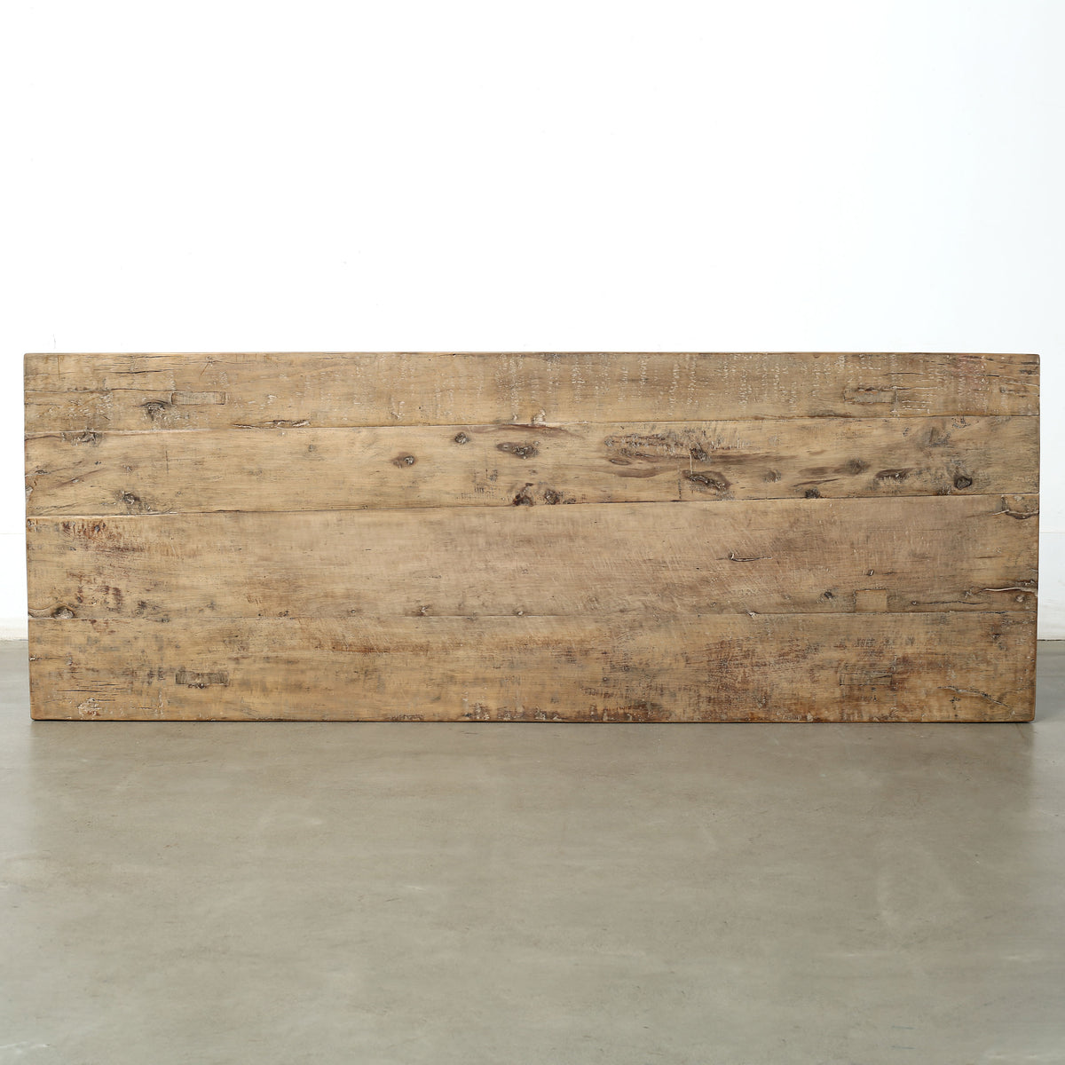 Approx. 67 Inches Wide 24 Inches Deep Vintage Coffee Table Weathered Natural Light Wood Tone