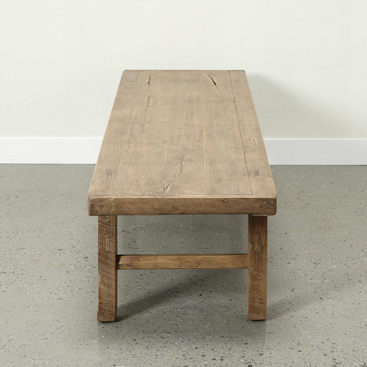 Vintage Coffee Table 74" Wide 20" Deep Weathered Natural