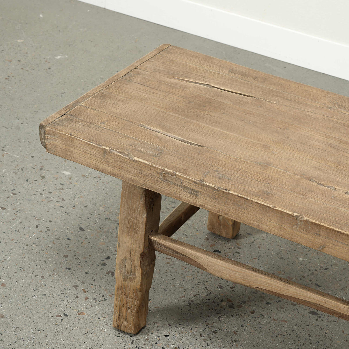 Vintage Coffee Table 74" Wide 20" Deep Weathered Natural