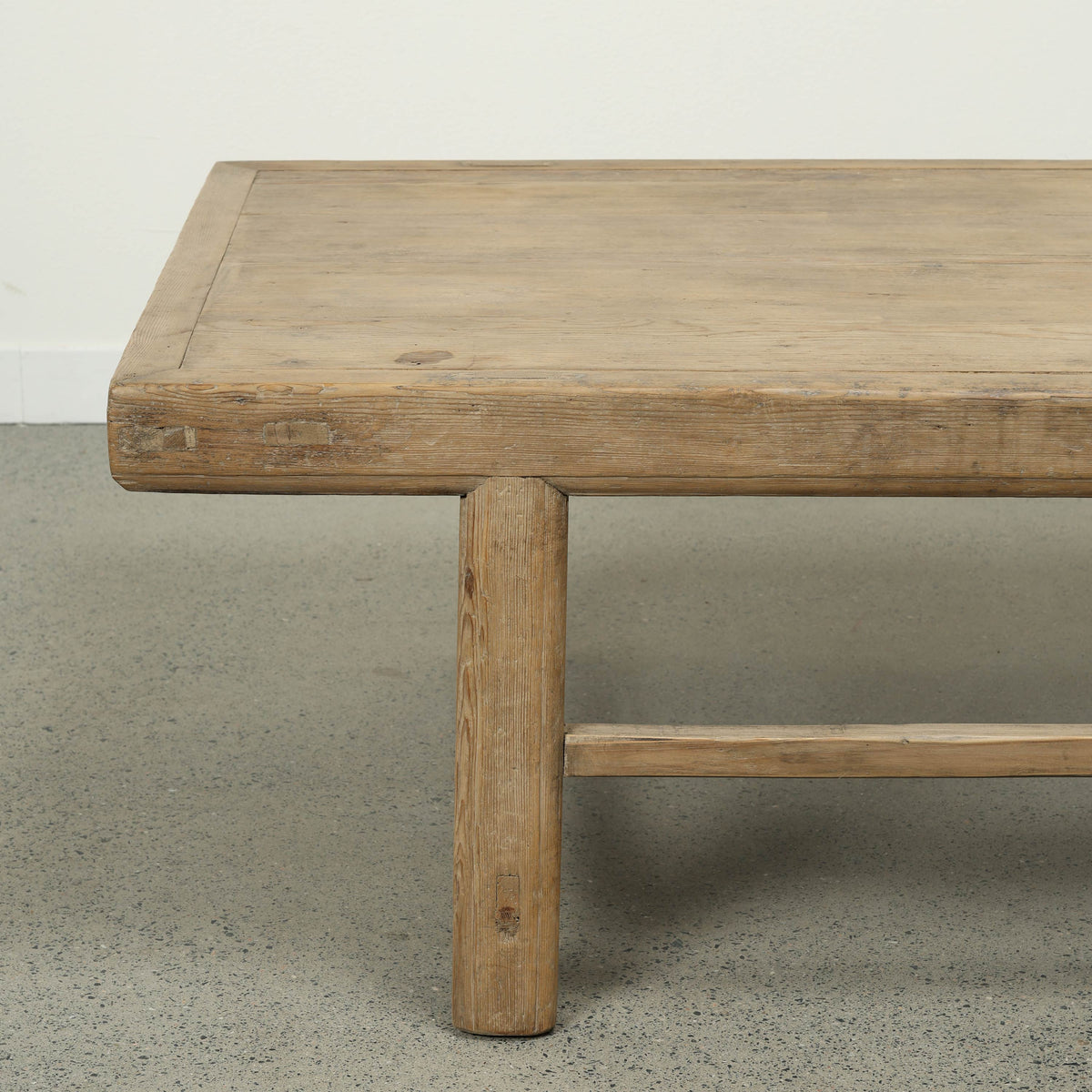 Approx. 68" Wide 35" Deep Vintage Coffee Table Weathered Natural