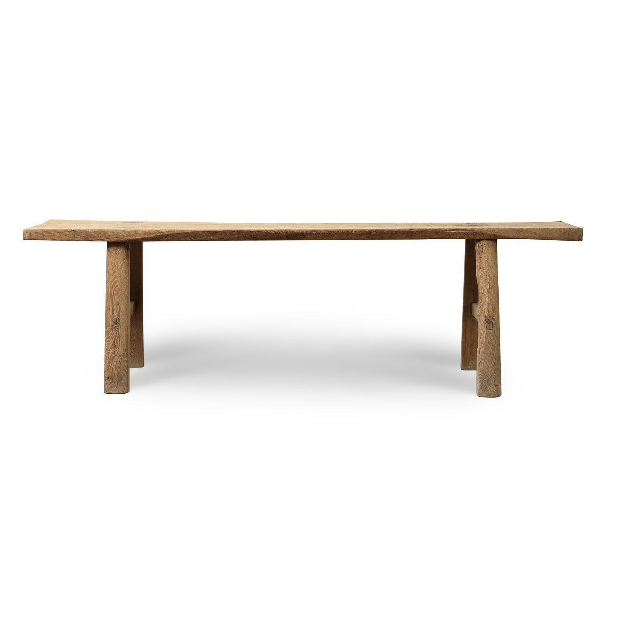 Vintage Bench Approx. 66 Inches Wide 14 Inches Deep Weathered natural