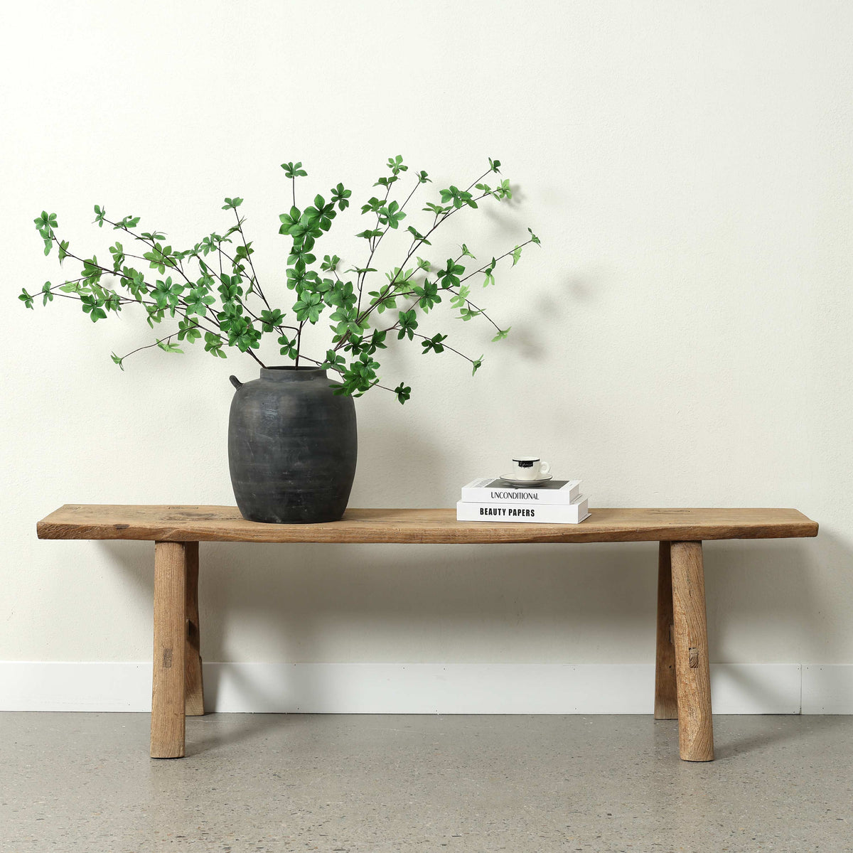 Vintage Bench Approx. 66 Inches Wide 14 Inches Deep Weathered natural