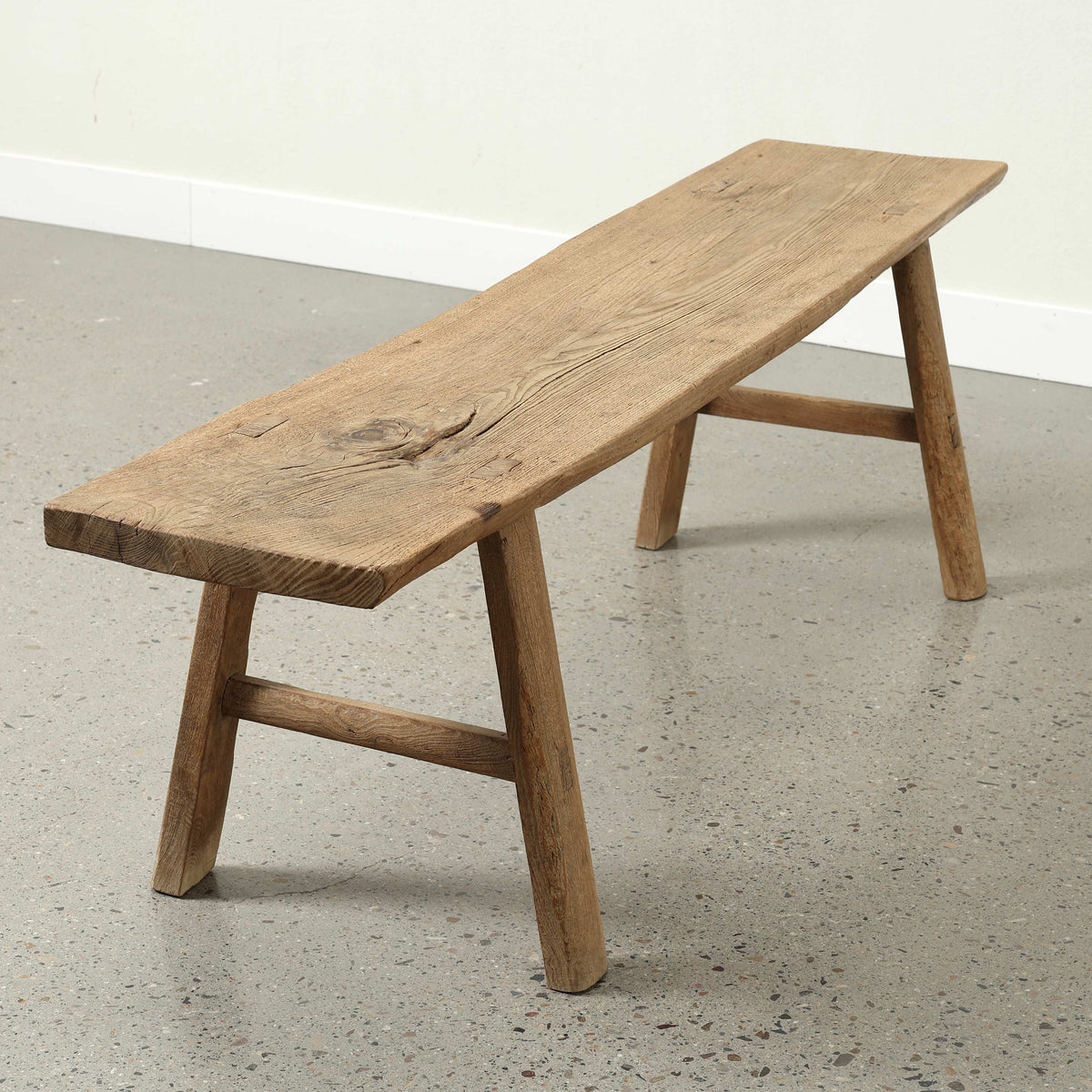 Vintage Bench Approx. 66 Inches Wide 14 Inches Deep Weathered natural