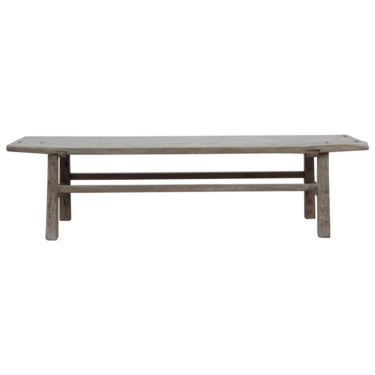 Vintage Bench Medium about 5-6' long Weathered natural(size & color vary) Regular top
