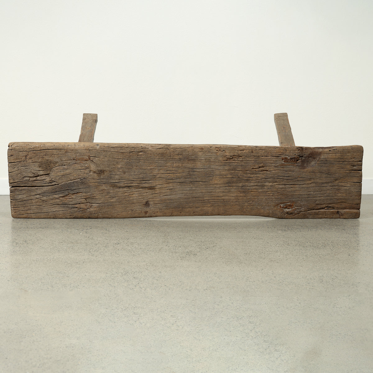 Approx. 65.4 Inches Long 14.2 Inches Deep Vintage Rustic Bench Weathered Natural