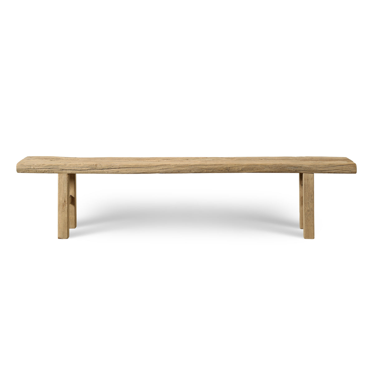 Approx. 87 Inches Long 11 Inches Deep Vintage Rustic Bench Weathered Nature