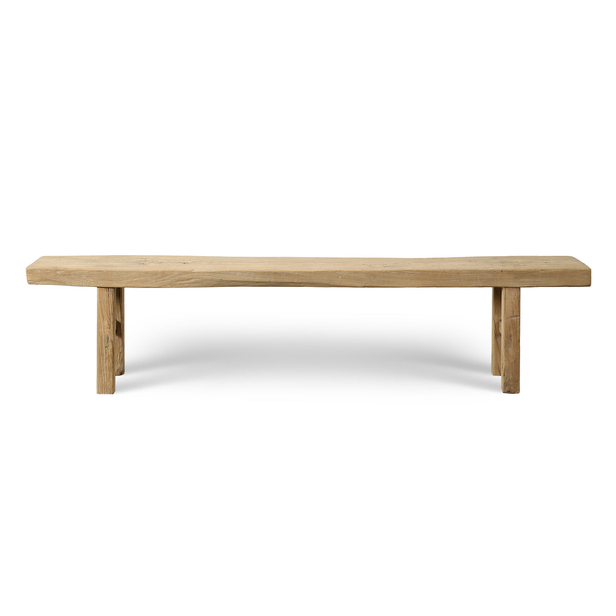 Approx. 87 Inches Long 11 Inches Deep Vintage Rustic Bench Weathered Nature