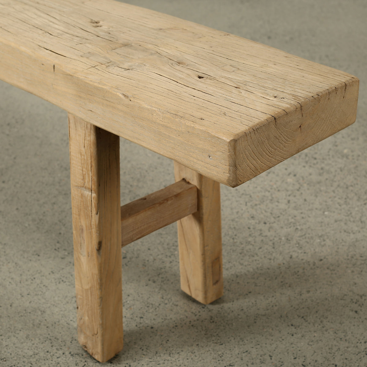 Approx. 87 Inches Long 11 Inches Deep Vintage Rustic Bench Weathered Nature