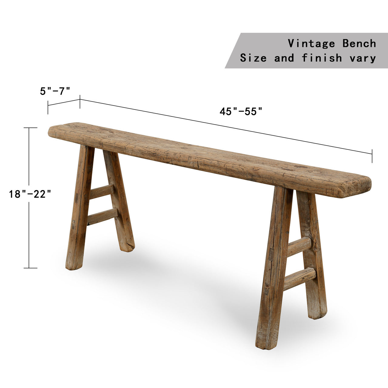Vintage Noodle Bench ���������