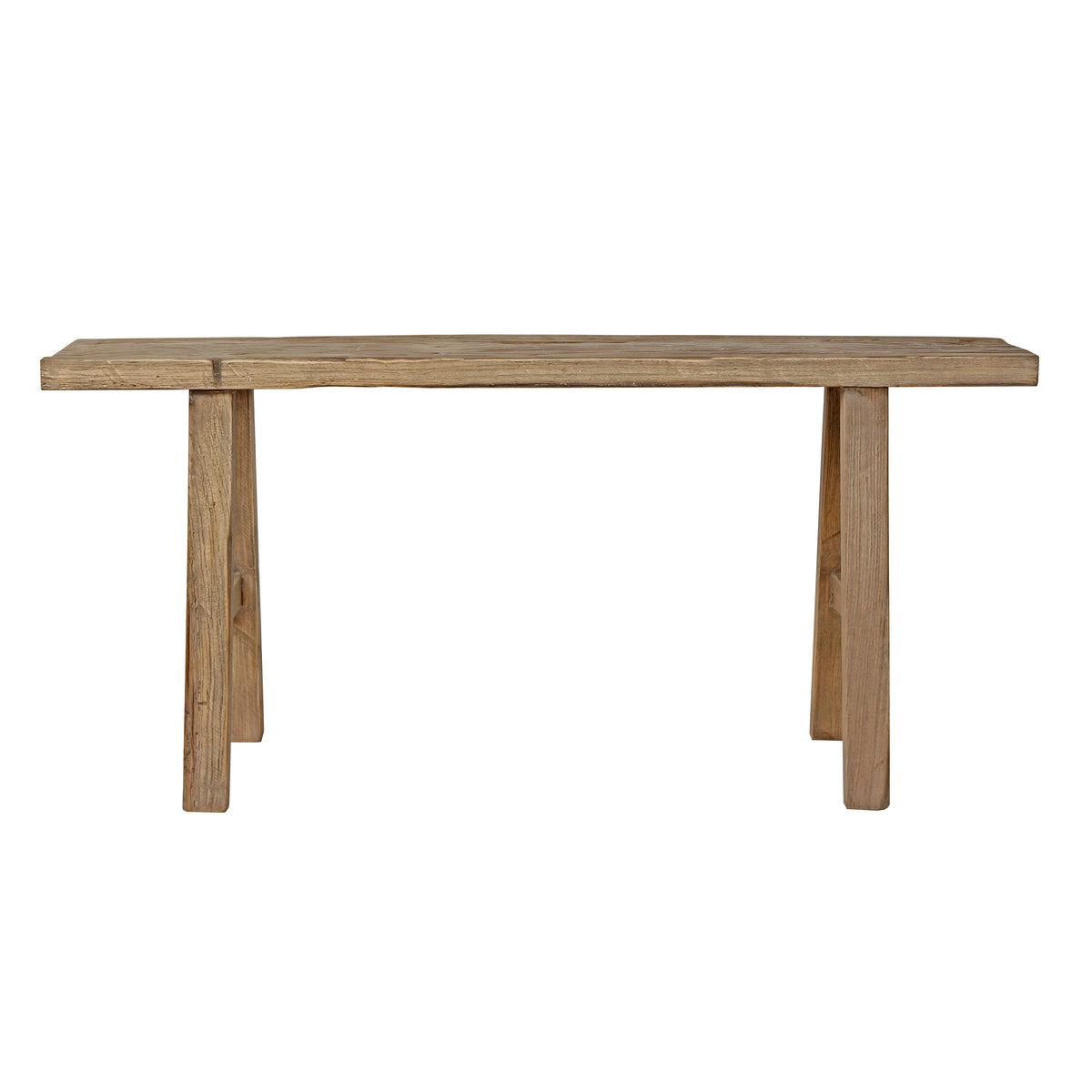 43" Elmwood Bench Weathered Natural (upper width 10", lower width 14")