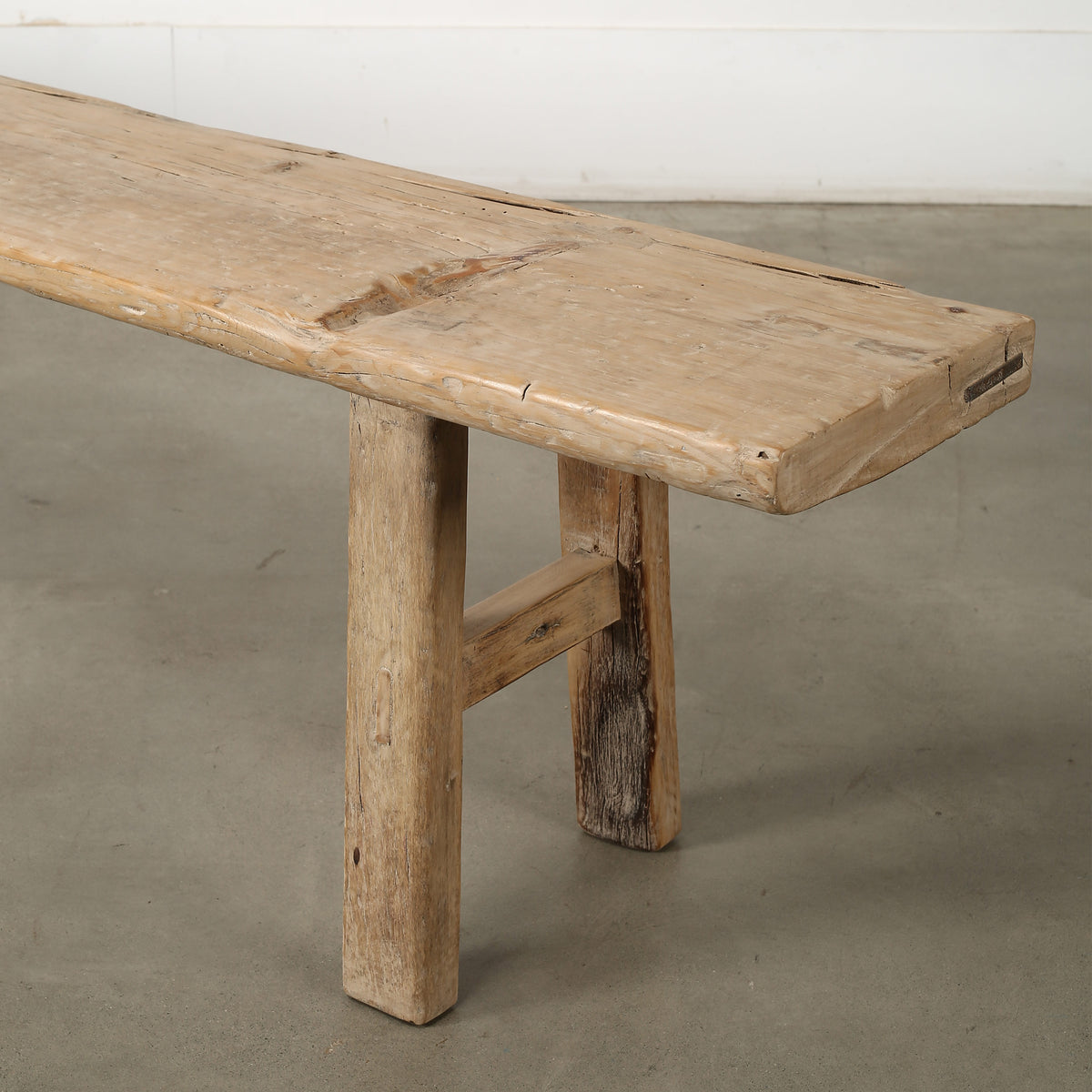 Approx.82.7 Inches Long 13 Inches Deep Hermosa Entryway Bench Weathered Natural