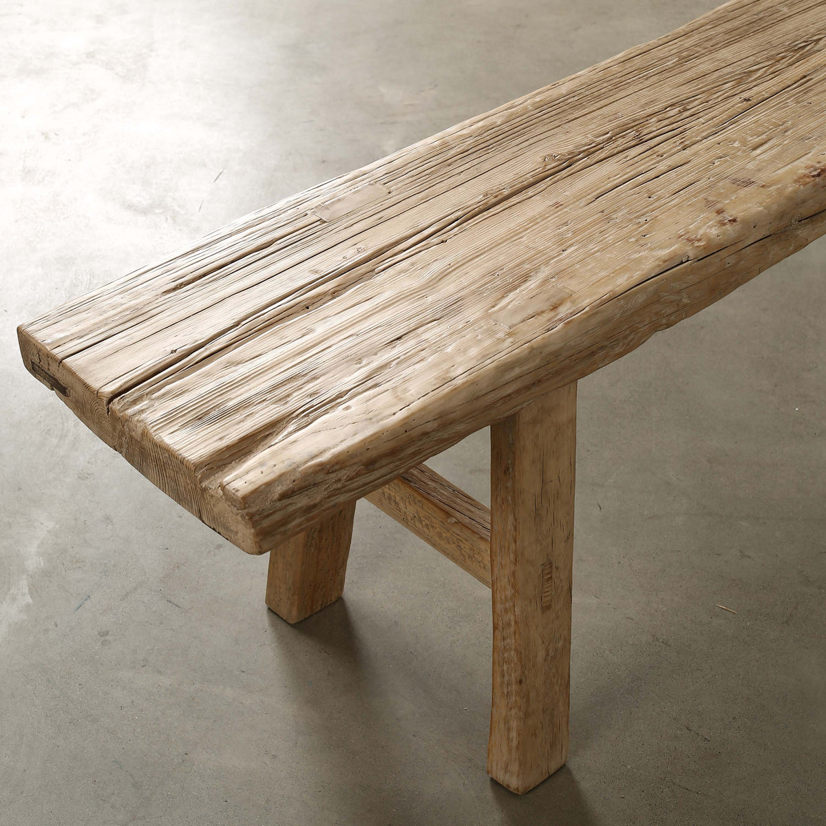 Approx.82 Inches Long 13 Inches Deep Hermosa Entryway Bench Weathered Natural
