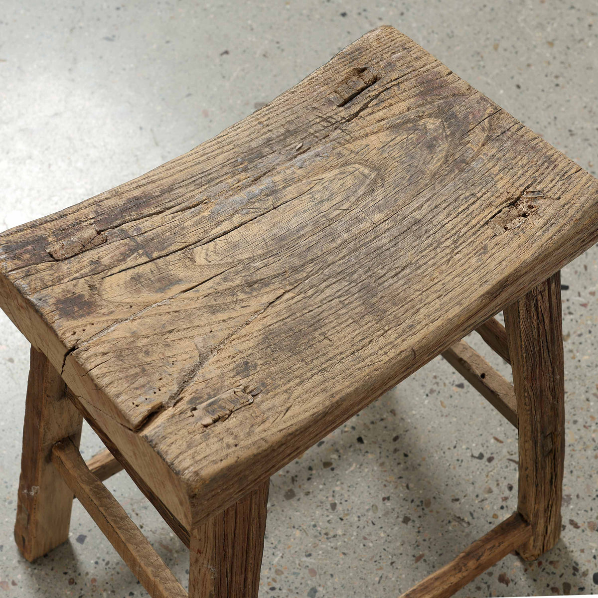 Vintage Stool Rectangular Approx.16 Inches Wide 11" Deep 20" High