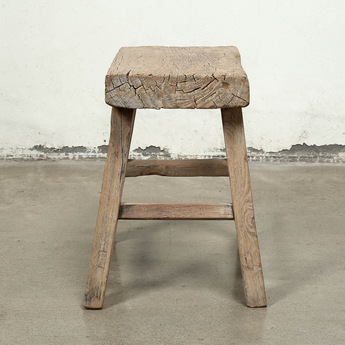 Vintage Rustic Table Approx. 21" Long 12" Deep Weathered Natural