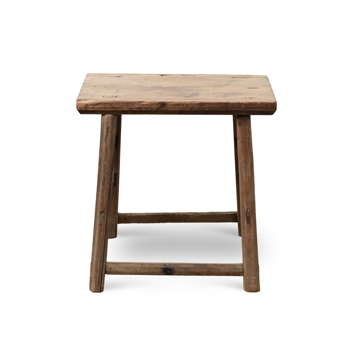Approx. 20" Wide 15" Deep Vintage Accent Table Weathered Natural