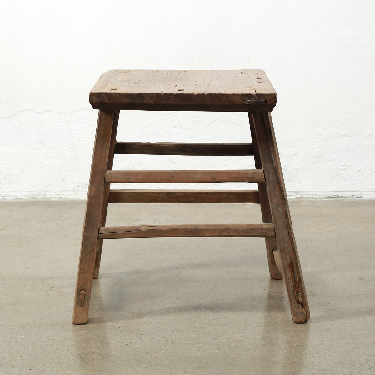 Approx. 20" Wide 15" Deep Vintage Accent Table Weathered Natural