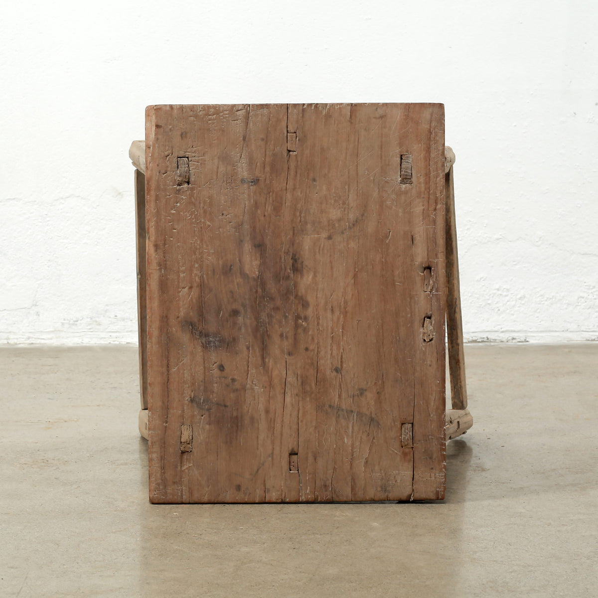 Approx. 20" Wide 15" Deep Vintage Accent Table Weathered Natural
