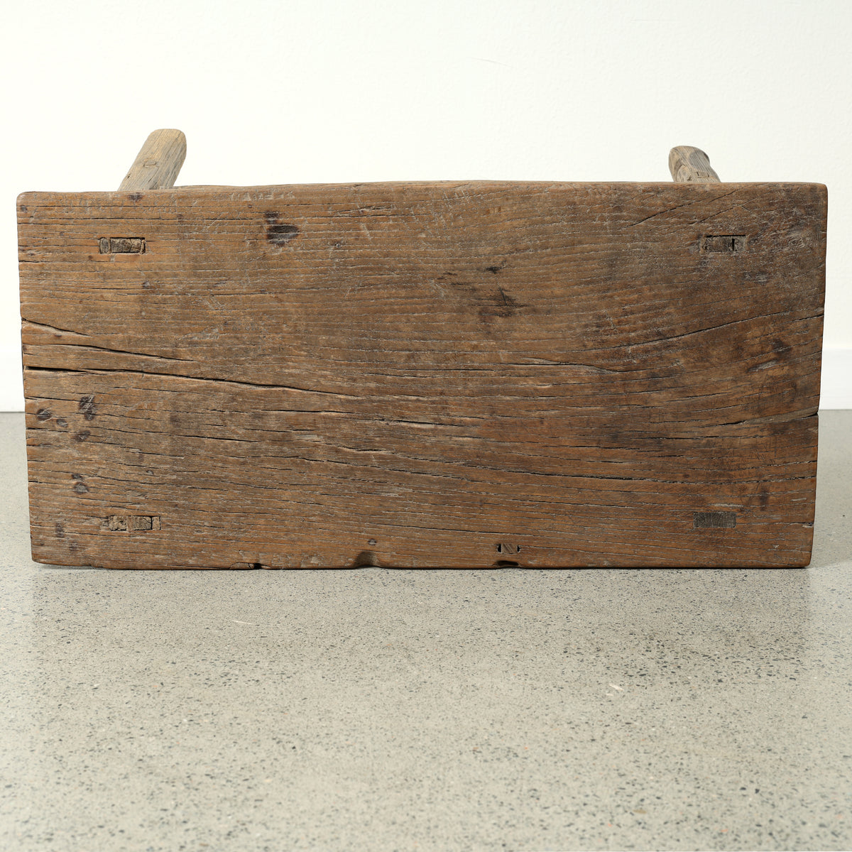 Approx. 32.7" Wide 16.1" Deep Vintage Accent Table Weathered Natural