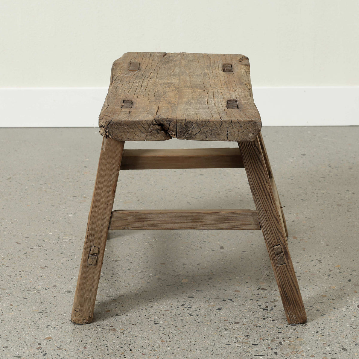 Vintage Step Stool Rectangular Approx.21 Inches Wide 12" Deep 16.5" High
