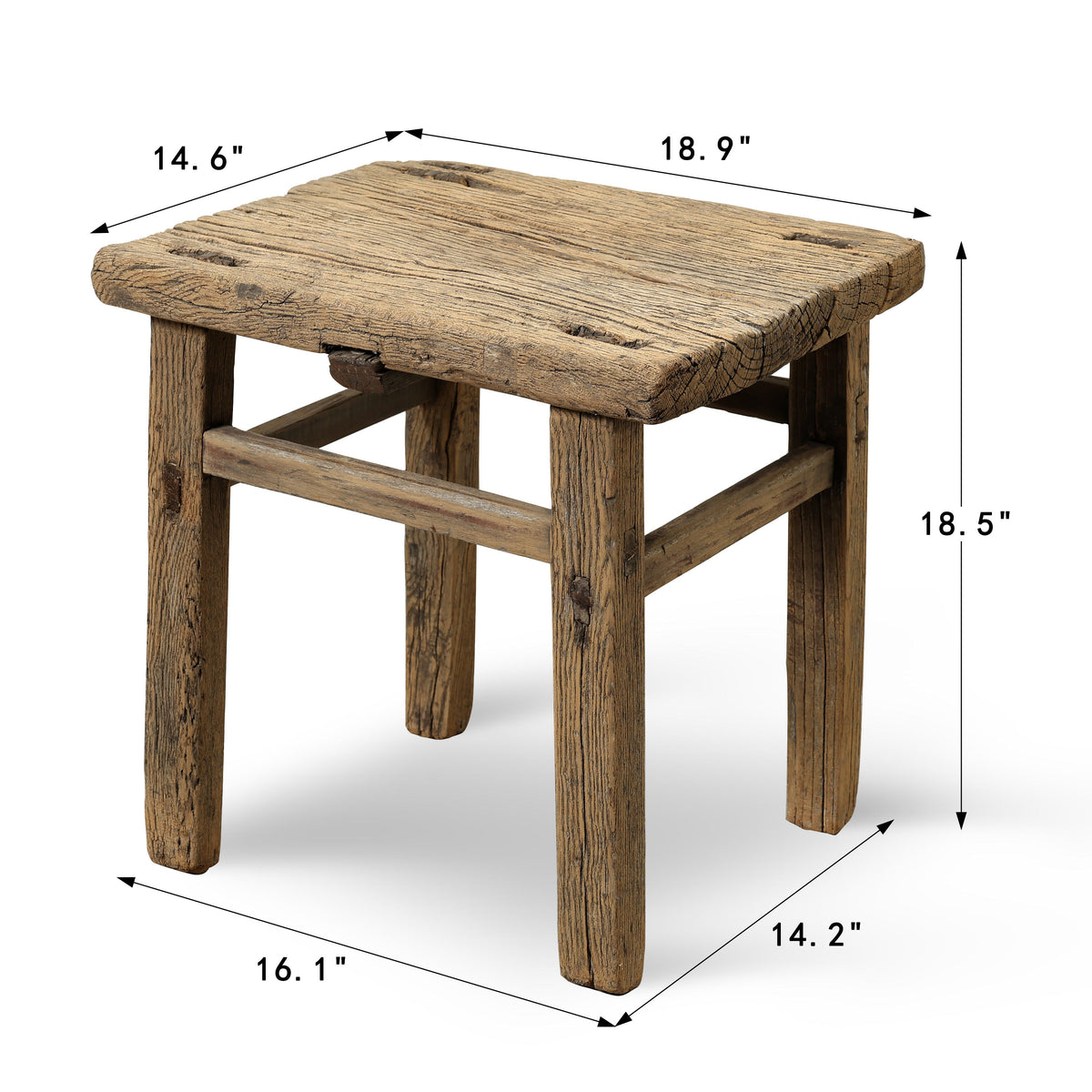 Vintage Accent Table Approx.19 Inches Wide 14.6" Deep 18.5" High