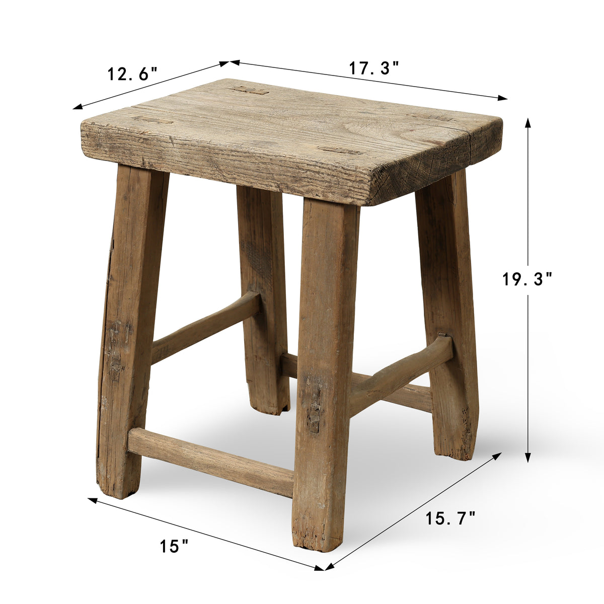 Vintage Accent Table Approx.17.3 Inches Wide 12.6" Deep 19.3" High