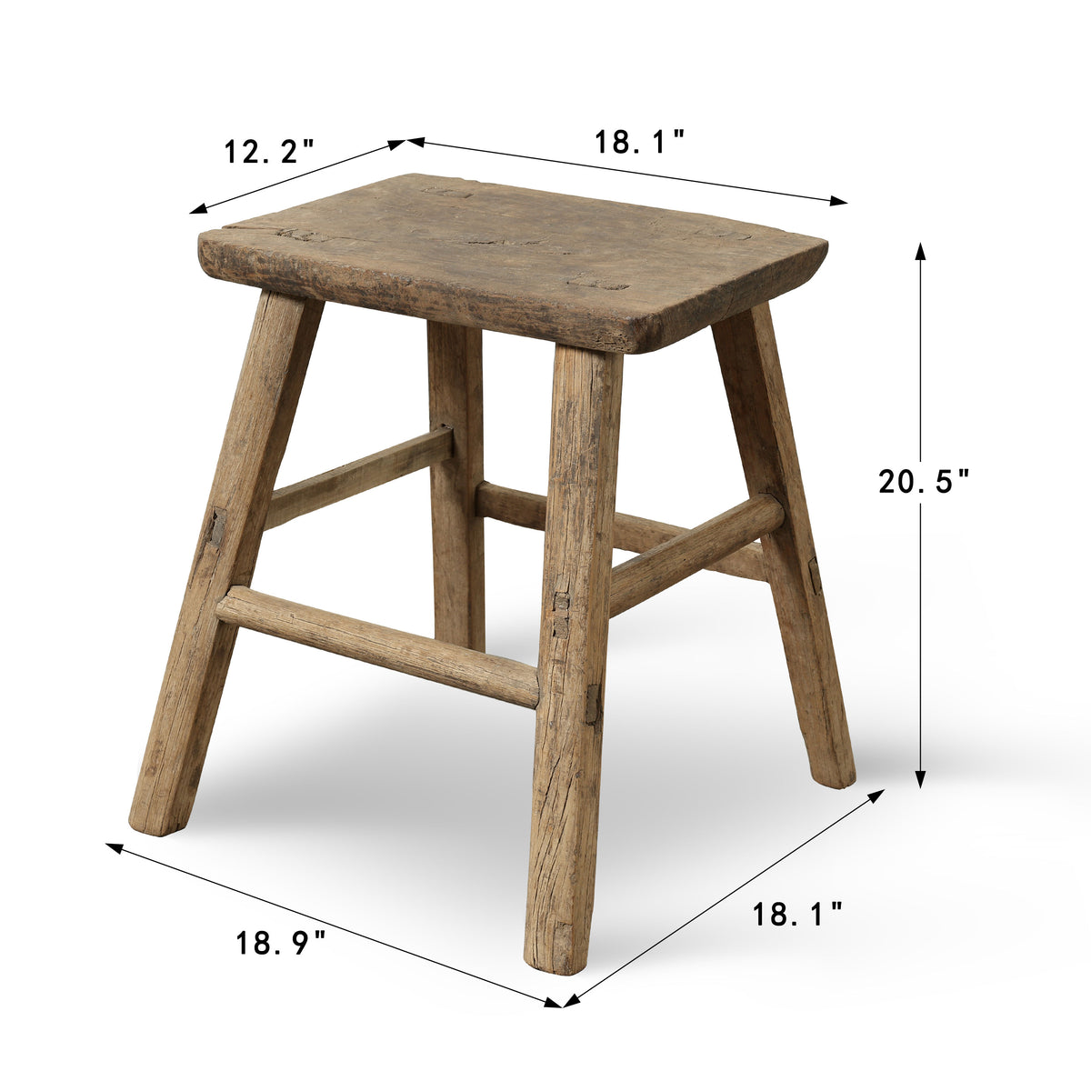 Vintage Accent Table Approx.18 Inches Wide 12" Deep 20.5" High