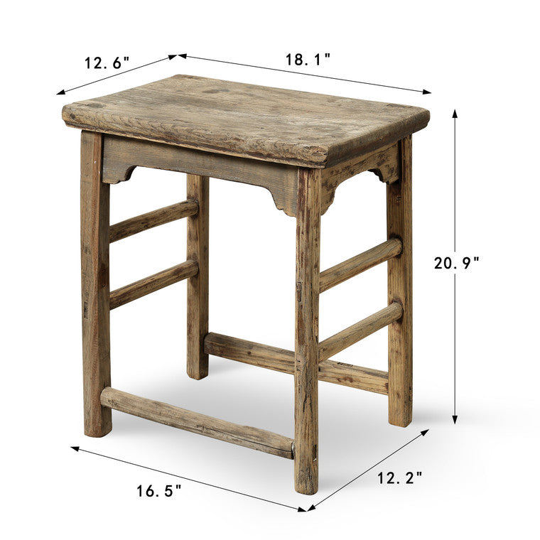 Vintage Accent Table Approx.18" Wide 12.6" Deep 20.9" High image 3