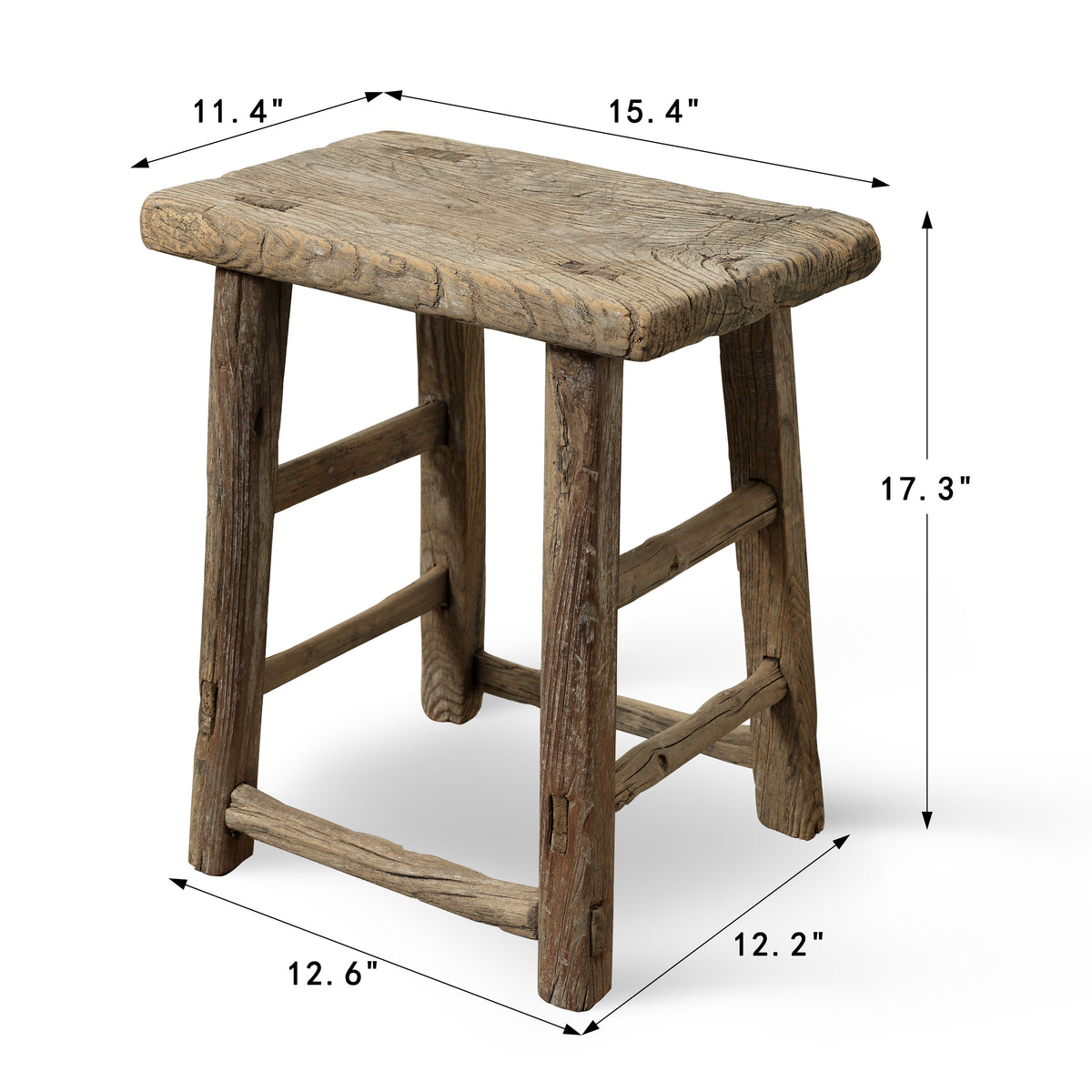 Vintage Accent Table Approx.15.4 Inches Wide 11.4" Deep 17.3" High