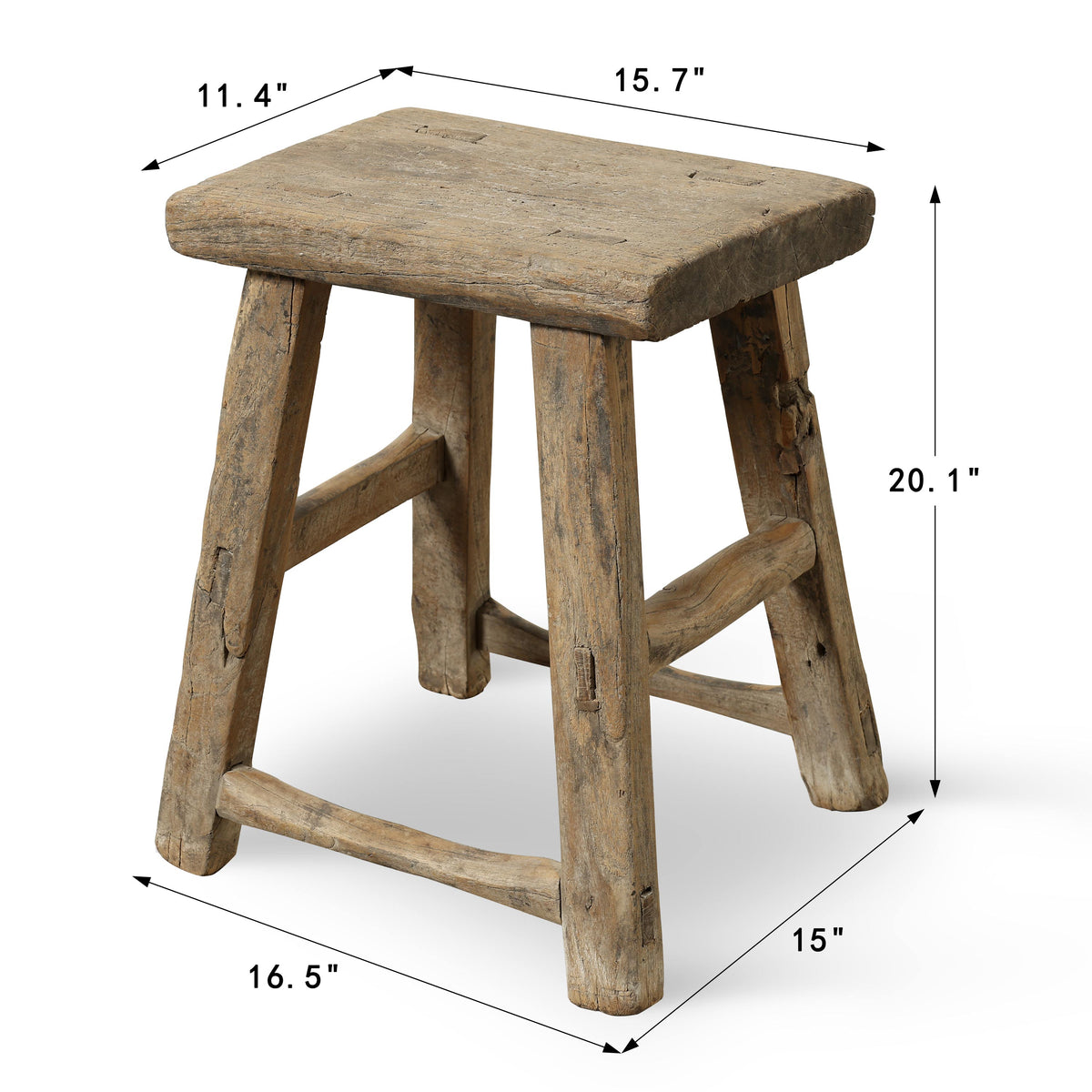 Vintage Accent Table Approx.15.7" Wide 11.4" Deep 20.1" High